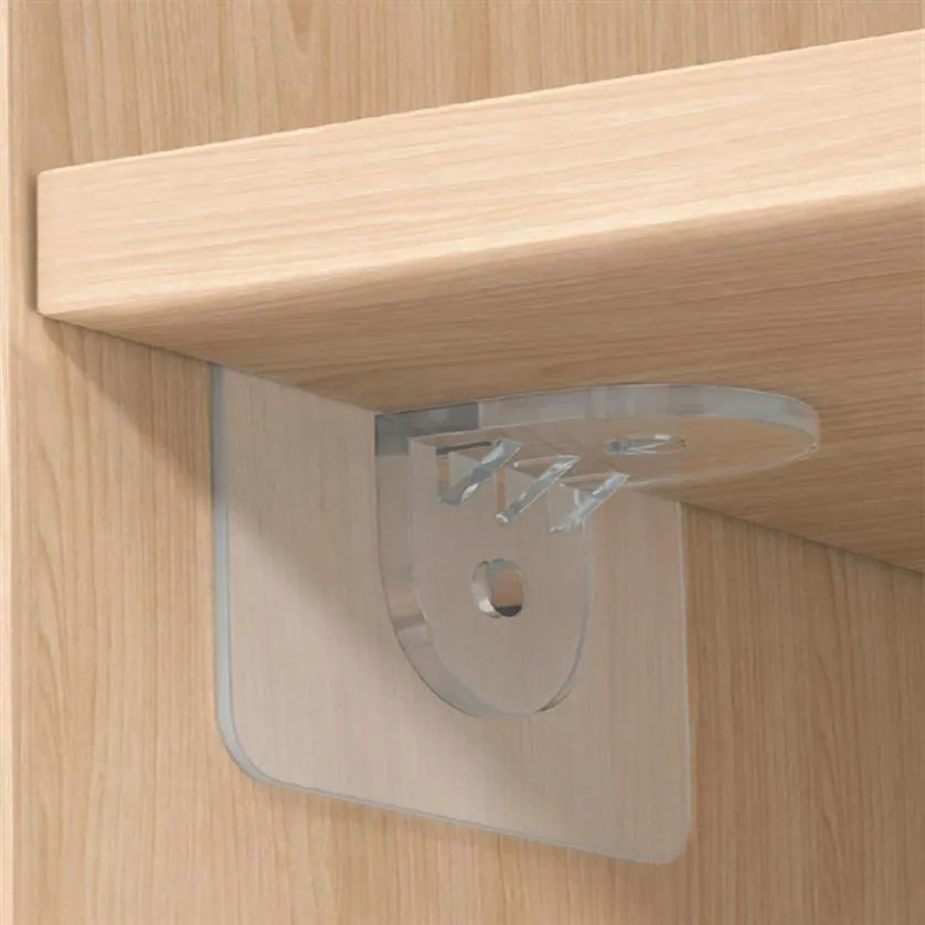 10 pçs suporte de prateleira móveis estacas adesivas armário clipes suporte braçadeira peg pinos organizador da cozinha ganchos de armazenamento r2262
