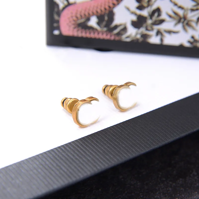 Gold Earrings Designer G Letter Silver Stud Women Classic Size Stainless Steel Jewelry Wedding Party Gifts