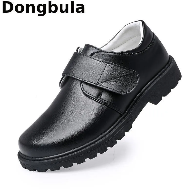 Sneakers Children Genuine Leather Shoes Black Boys Dress Party Spring Autumn Kids School Performance For Piano Wedding 230914