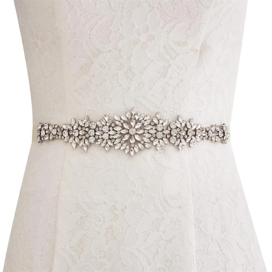 Nouvelles ceintures de mariage sur mesure Ceinture en satin avec strass Perles Accessoires de mariage Ceinture de ruban de mariée pour robes de bal de mariage CPA1241R