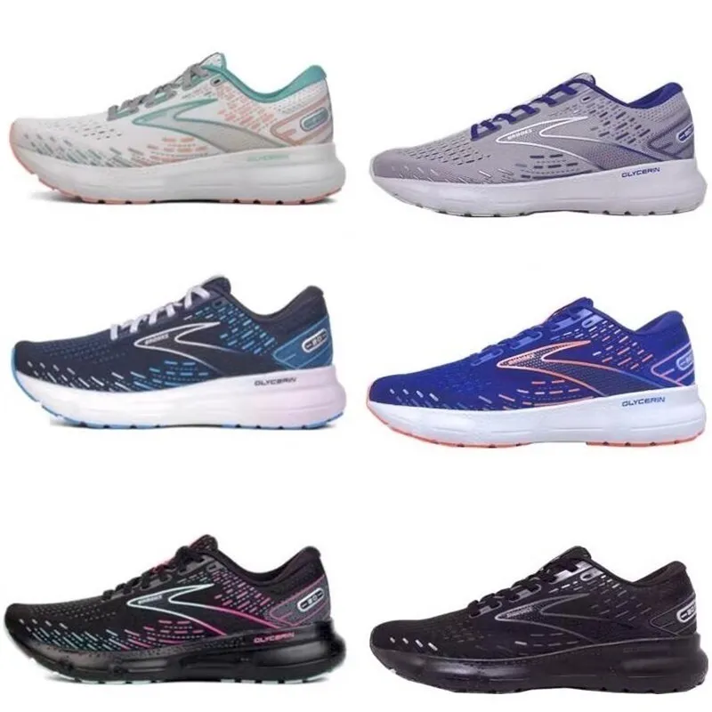 Brooks Glycerin GTS 20 Road Running Shoes Women and men training Sneakers Dropshipping Accepted sports mens fashion boots 5.5-12