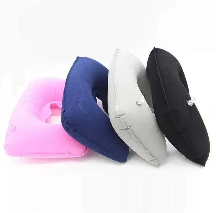 U Shaped Travel Pillow Inflatable Neck Car Head Rest Air Cushion for Travel Office Air Cushion Neck Pillow