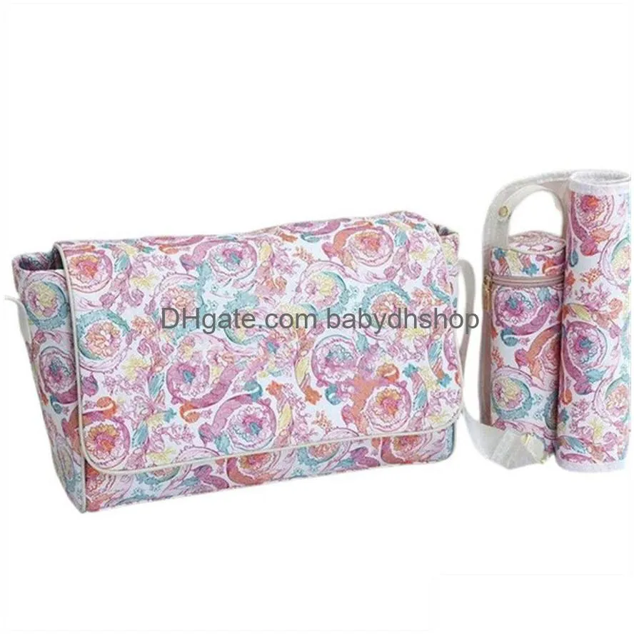 Designer Luiertas Waterdicht Mama 3-delig Baby Rits Bruin Geruite Print Verkooprugzak Messenger Stapel Tote Drop Delivery Dhwnr