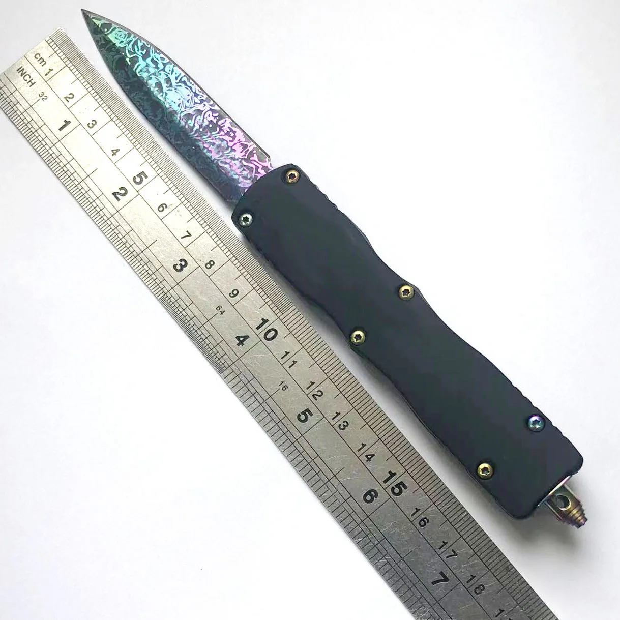 Nuovo coltello pieghevole all'ingrosso coltello tattico di sopravvivenza da esterno Imposta in alluminio rivestito in gomma