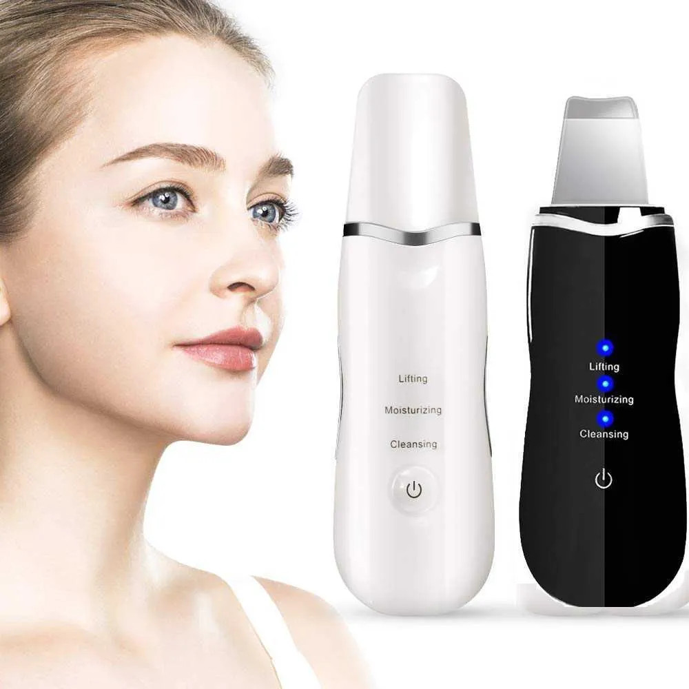 Épurateurs de visage électriques Épurateur de peau Nettoyeur à ultrasons rechargeable Pelle électrique Dissolvant de points noirs Machine de nettoyage du visage Enlèvement de pelage de la peau L230920