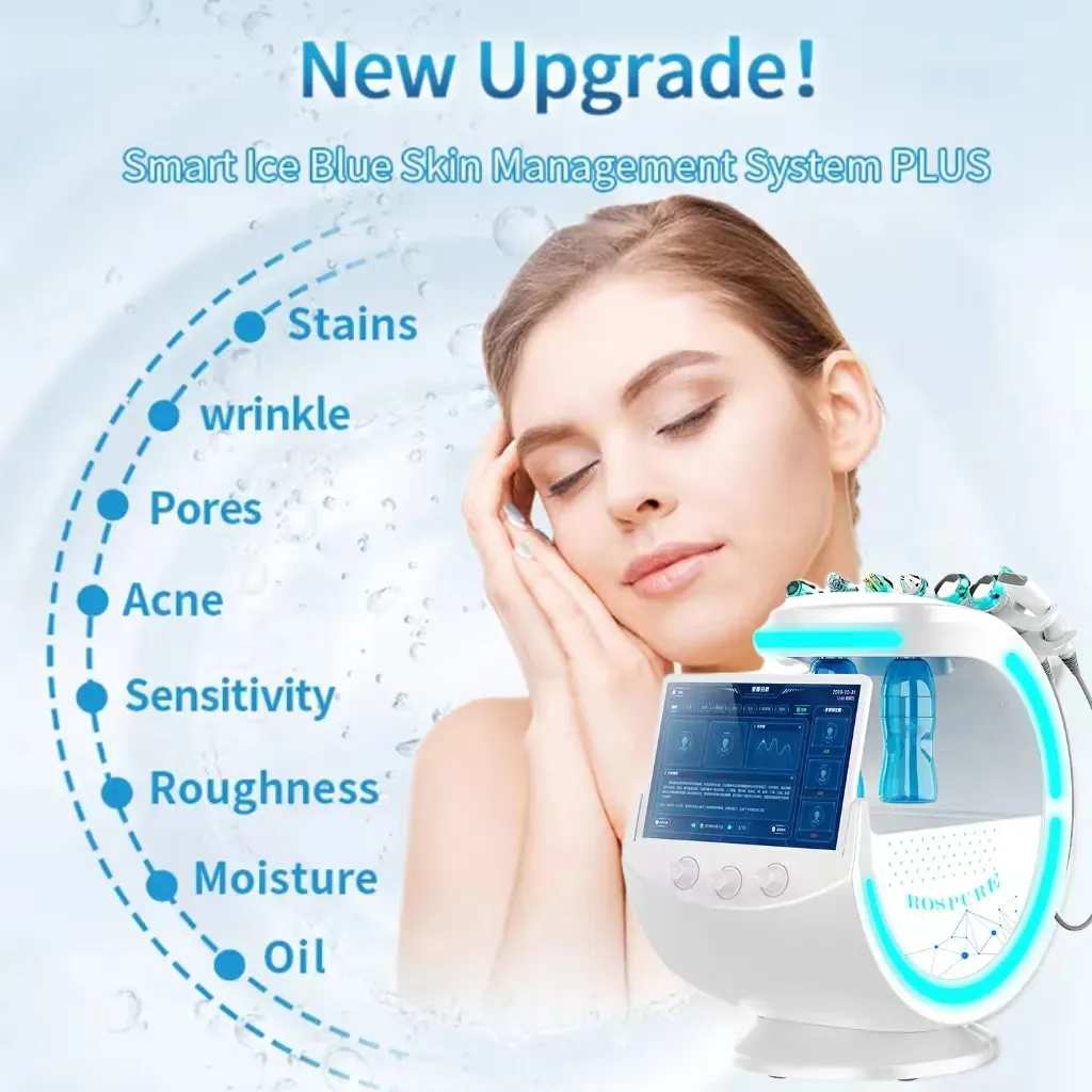 Professionell Aqua Peel Dermabrasion Machine Deep Cleaning Acne Borttagning Porreduktion Hydra Beauty 7 I 1 Hydra Dermabrasion Anti-Aging Salon