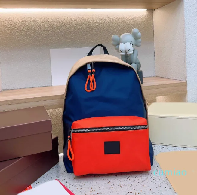 Mochila informal de celosía, bolso para estudiantes de alta capacidad, marca de diseñador de lujo de nailon, mochila escolar con doble cremallera, mochilas de cuero