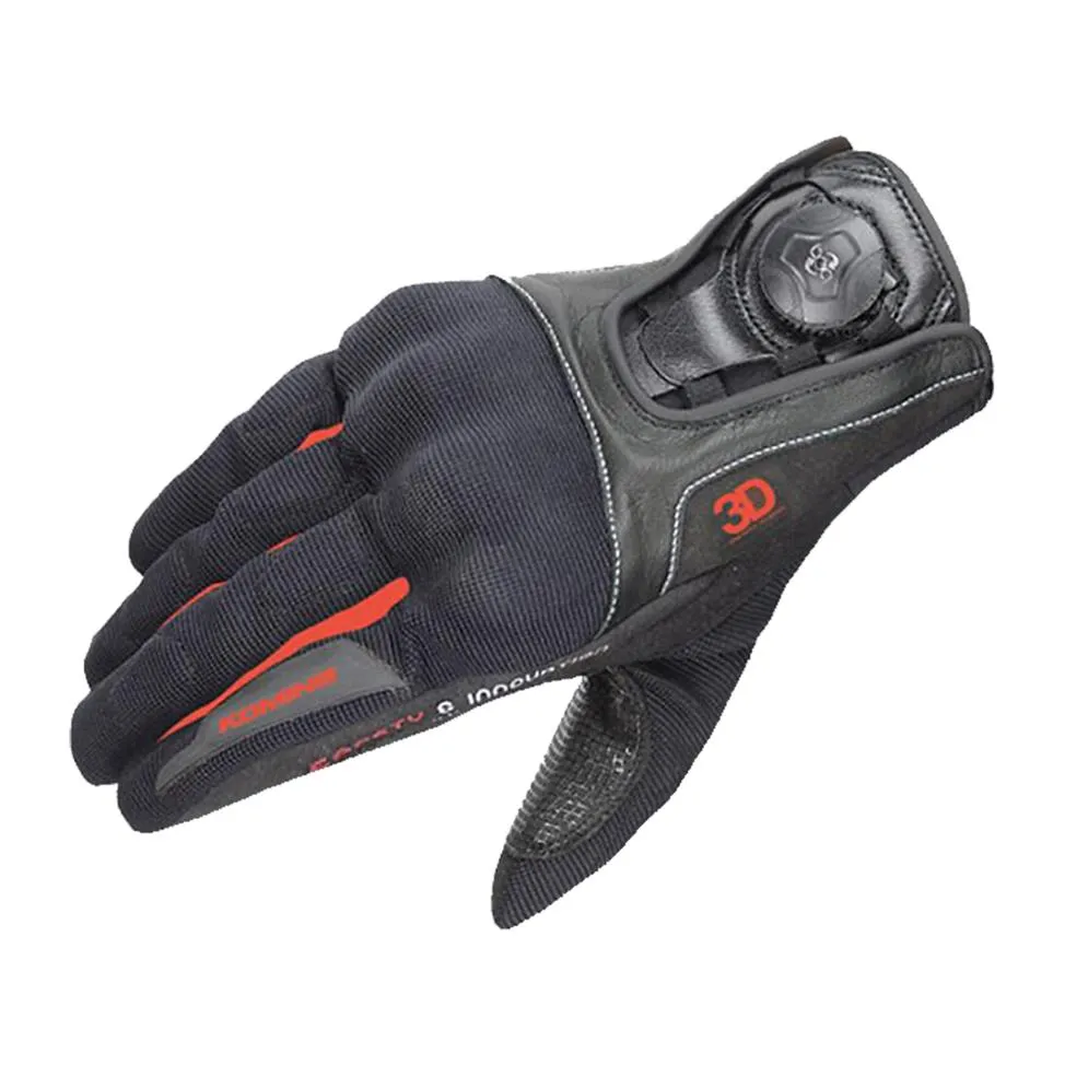 GK 164 3D Motorcykelhandskar Touch Screen Boa Knuckle Protect Men Cycling Racing Gloves201T