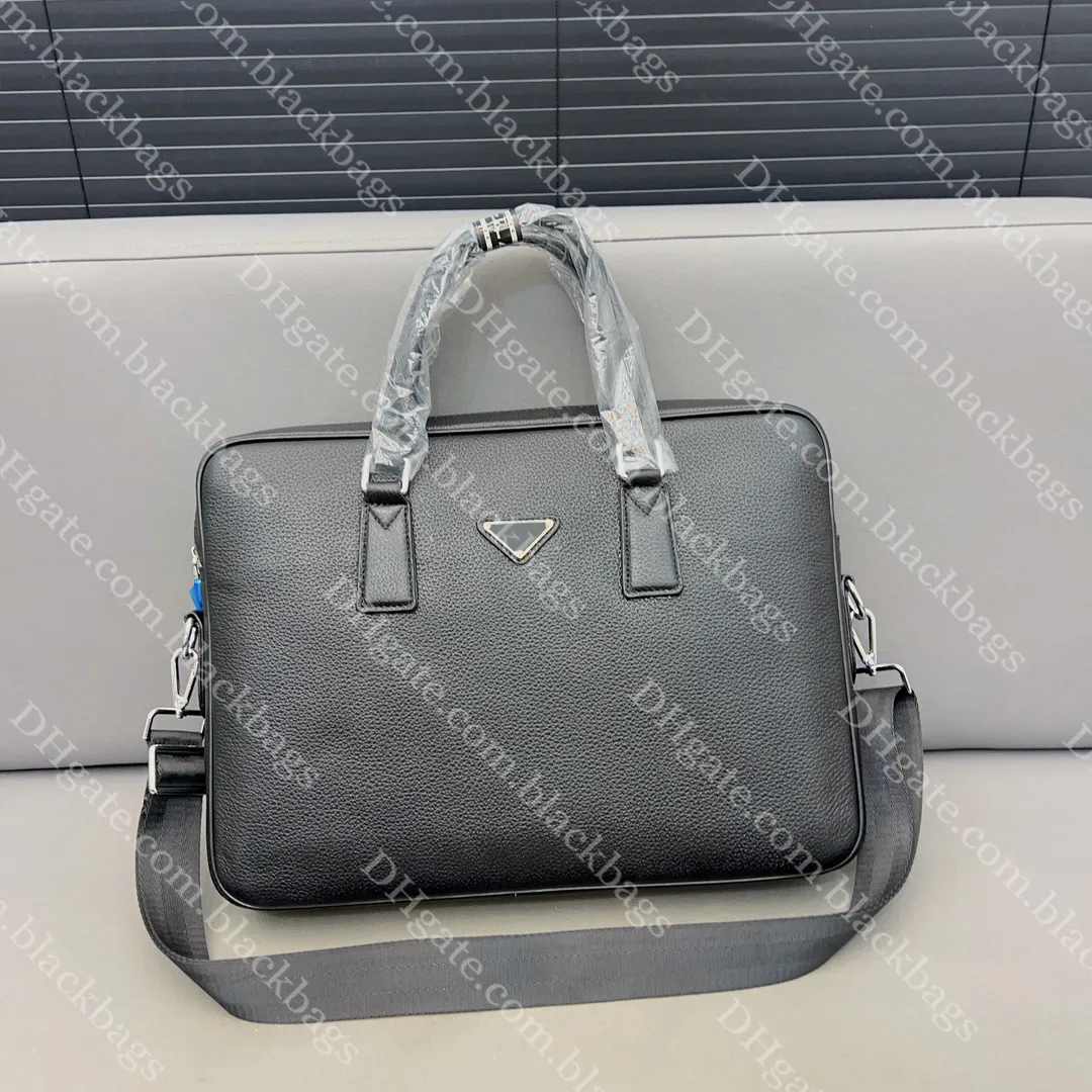 Borsa per laptop di design Valigetta di lusso in pelle di vacchetta da uomo Borse per computer a tracolla in vera pelle di alta qualità Borsa da uomo Business Casual