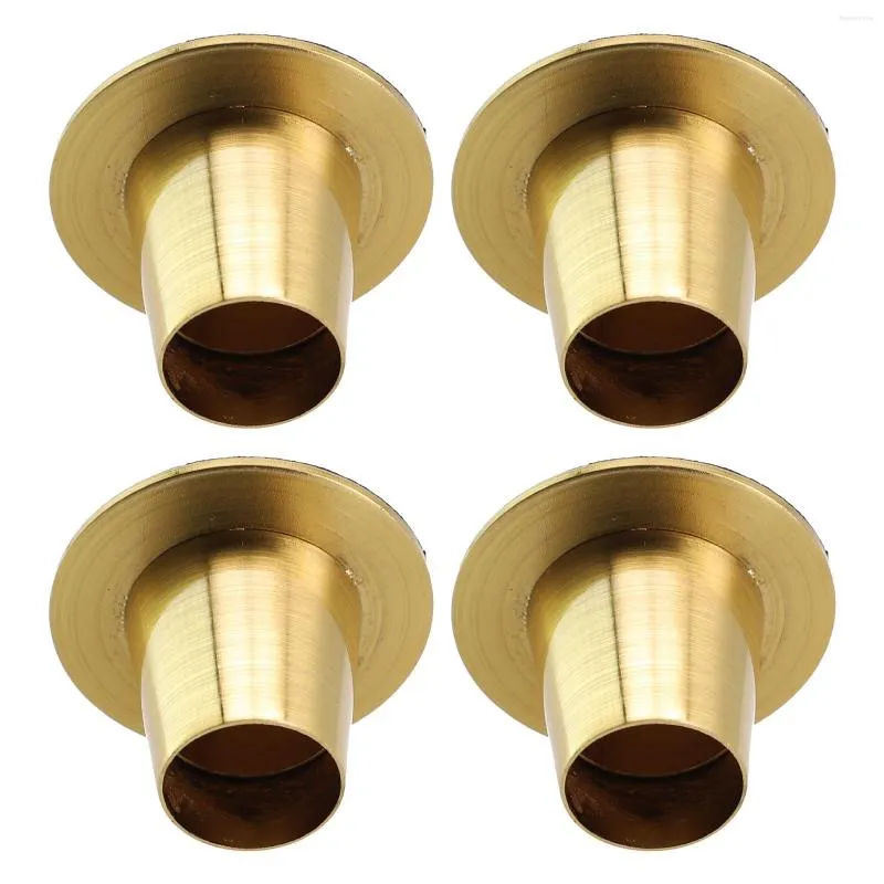 Candle Holders Candlestick Holder Home Dining Table Decoration 4pcs Base Metal Stick Wedding