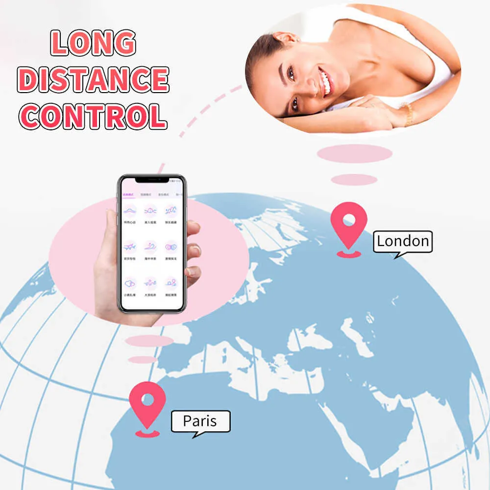 NXY Vibrateurs Sans Fil App Télécommande Sex Toys pour Femme Oeufs Vibrants Stimulateur de Clitoris Massage Vaginal Kegel Balls g Spot 230809