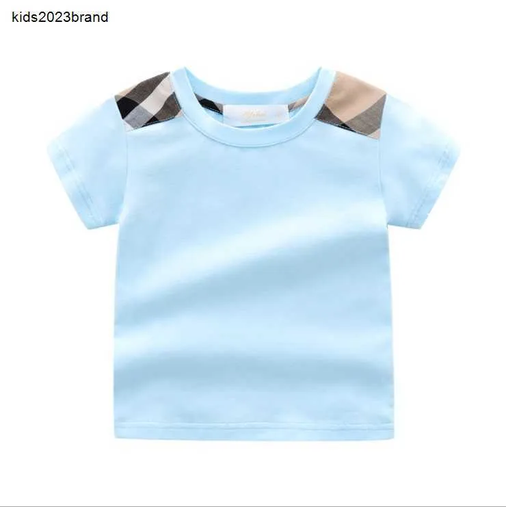 T-shirts d'été à manches courtes pour enfants, T-shirts en coton de grande qualité pour bébés, hauts au design minimal, vêtements pour garçons et filles