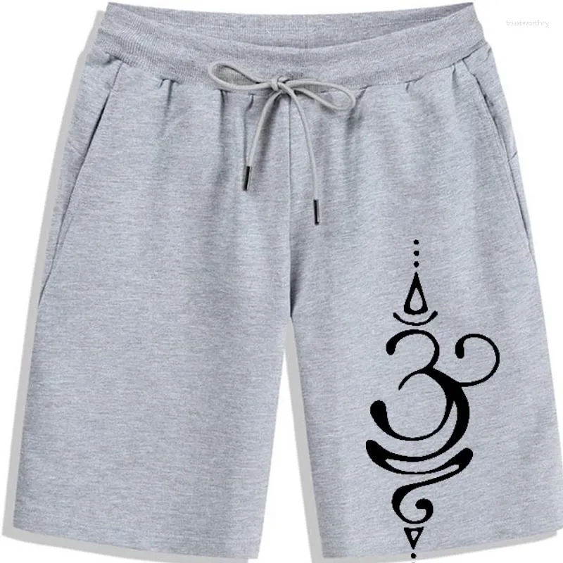 Men's Shorts Om Tattoo Relaxed For Men Stencil Screen Print Soft & Comfy Casual Gift Man