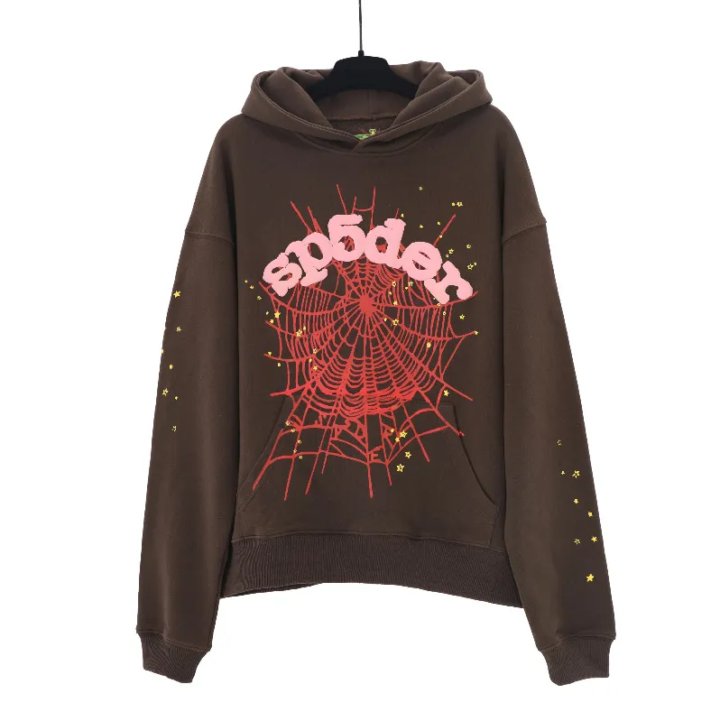 DHgate.com:Ins Trends Brand Spider Hoodie Sp5der Young Thug 555555 
