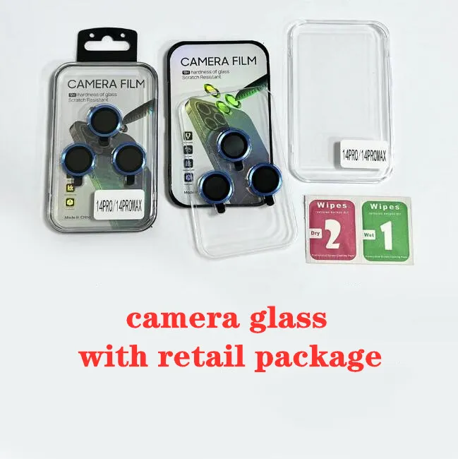 Metal & Tempered Glass Camera Lens Protector For IPhone 15/14/13/12/11 Pro Max - Full Cover
