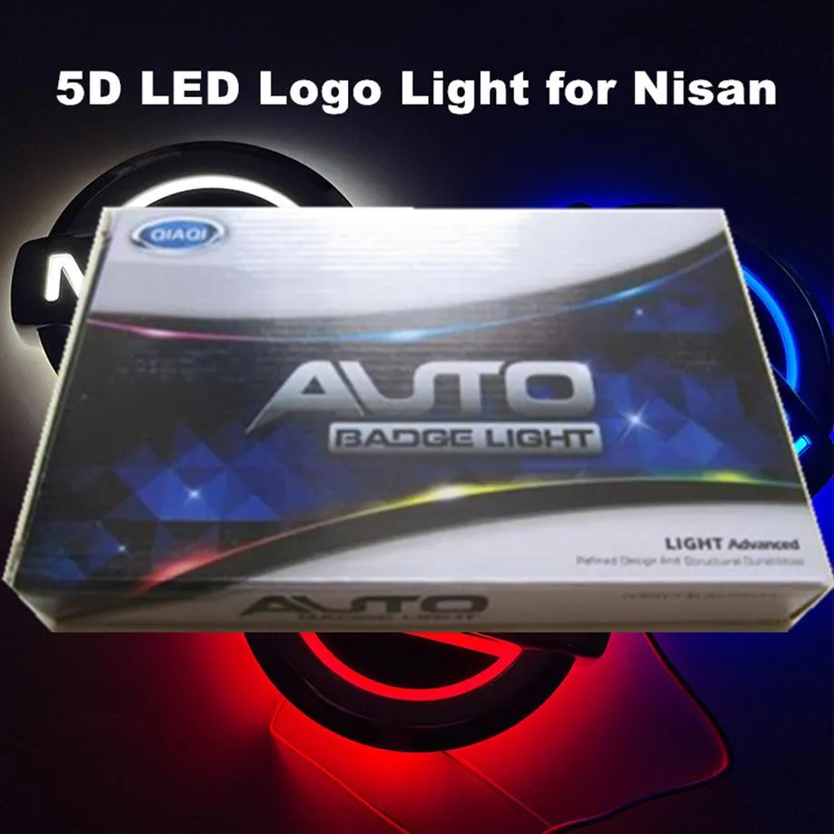 High Brightness 5D Car LED Odznaka Symbole Logo biały czerwony niebieski zmienia rozmiary247k