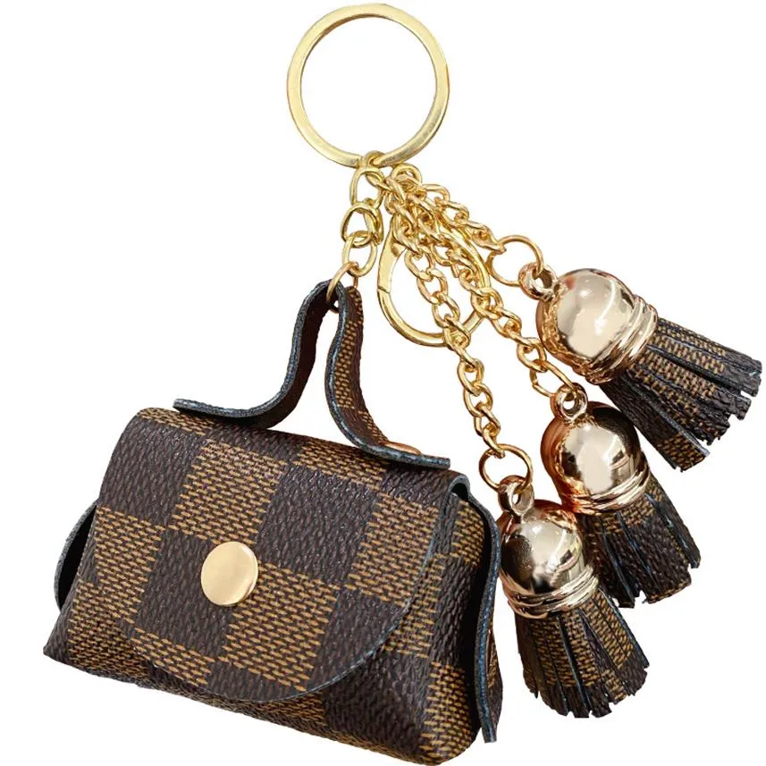 6 Pcs Leather Tassel Keychain Keyring for Home Keys Car Key Handbag Purse  Wallet