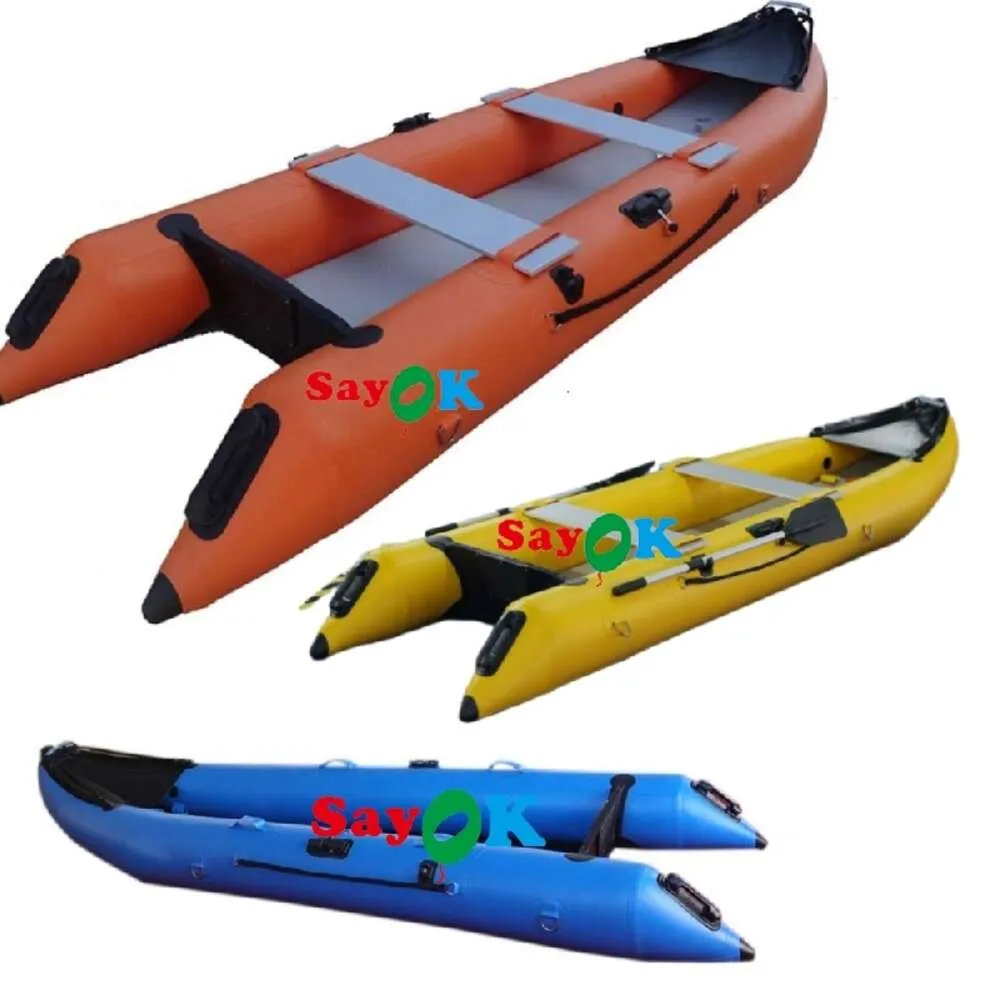 -Inflatable boat for 2 people kayak canoe boat fishing boat yacht sailboat with pump outdoor sport 365cm