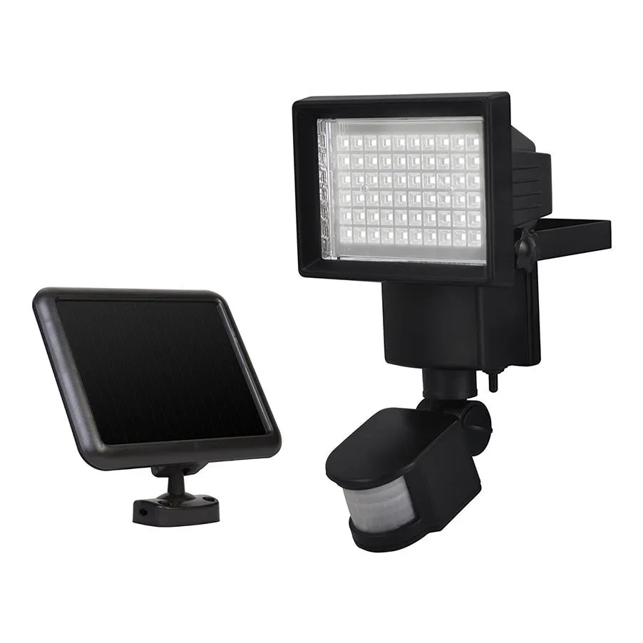 Reflektory solarne LED LED Flood Light Outdoor Pir Motion czujnik 60 LED ścieżki ogrodowej Ściana awaryjna Lampa 272E