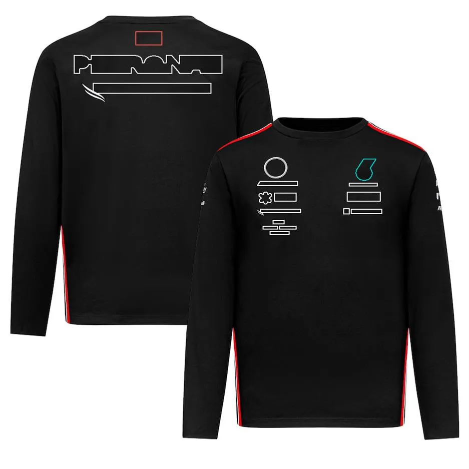 2023 Nouveau F1 Formule One Logo Logo personnalisé Motorsports Motorsport Crewneck Speed Dry Smock Racing Casual Large Size Top291m