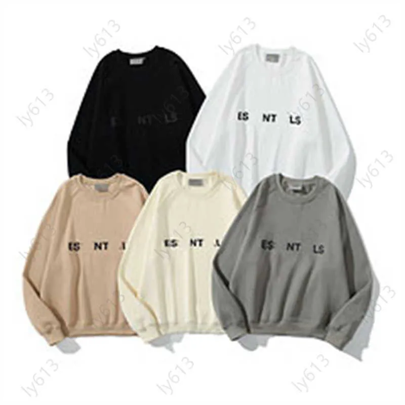 Sweat-shirt de créateur pour hommes Fog Street Wear Lettre classique Logo Décoration Co-ed Lâche à manches longues Col rond Rembourré Y2k Sweats à capuche