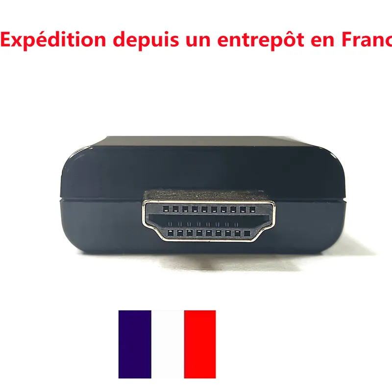 Navio da França IATV Q3 TV DONGLE Stick Allwinner H313 Quad Core 2 GB RAM 16GB ROM DUTO WIFI 4K BT VOZ