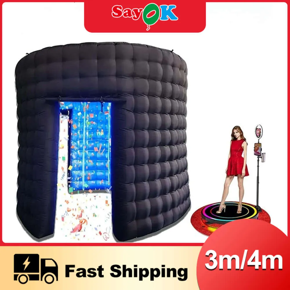 Add to Wish List -Inflatable Photo Cabin Context Background Shooting Tents 360 Photo Cabin Machines Wedding And Birthday Party