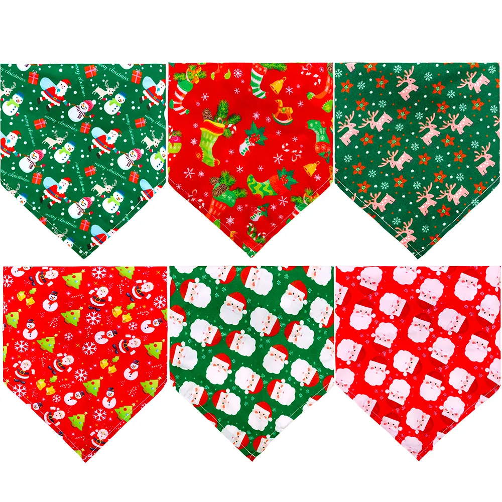 Odzież dla psów 1PCS Bandana Christmas Pet Zaopatrzenie w kot Cat Bandanas Szalik Małe ślubne akcesoria dla psów 230915