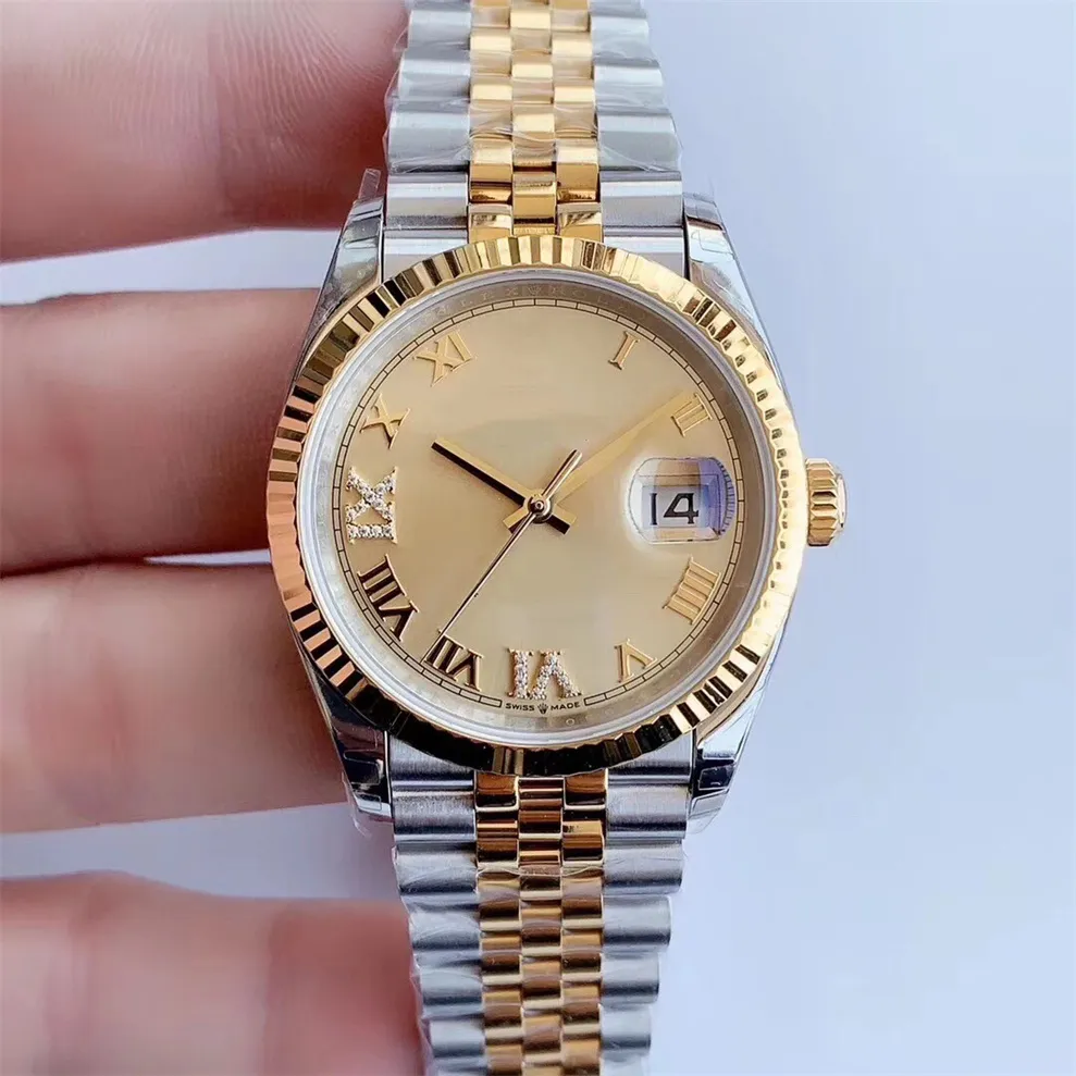 مع مربع أصلي عالي الجودة الساعة 36 مم الرئيس Datejust 116334 Sapphire Glass Asia 2813 Movement Automatic Mens Watches AAA