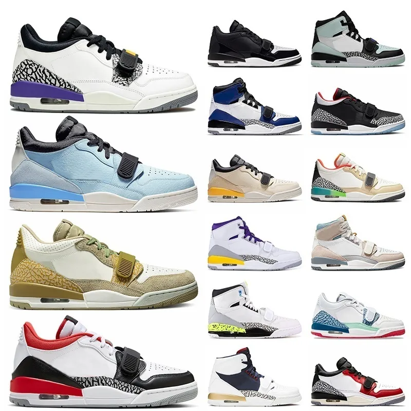 Sapatos de basquete ao ar livre Legacy 312 Tamanho 46 Chicago Flag Homens Command Lakers Mulheres Pale Vanilla Criado Cimento Baixo Alto Ao Ar Livre Sapatilhas Esportes Retro