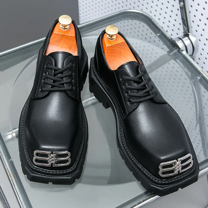 Scarpe uomo punta quadrata 2018 deals