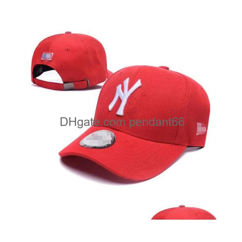 2023 di lusso del cappello della benna del progettista delle donne degli uomini delle donne di baseball Cen Fashion Design Cap squadra lettera Jacquard unisex pesca Ny Berretti Dro Dhbkh