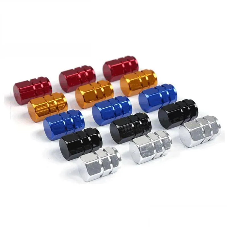 thumbnail image 2 of PS-AUTO 4-Pack Chrome Aluminum Wheel Tire Valve Stem Caps – Round, Universal Fit (VCREB-PKSCR-NVS-01) 2 of 5