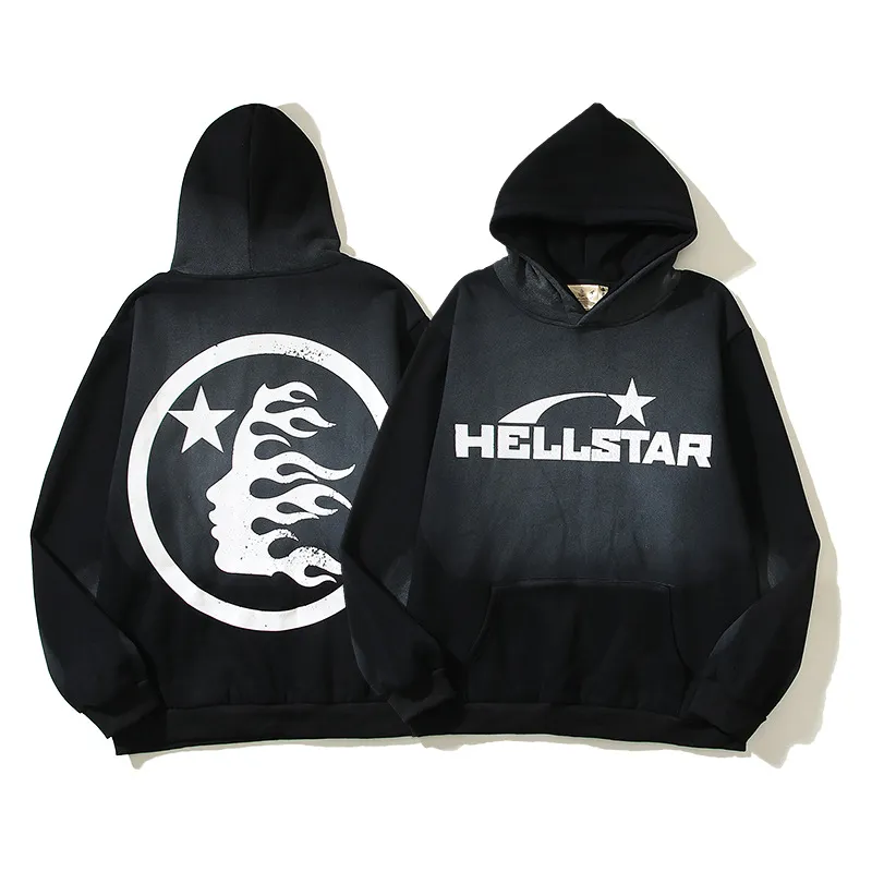 トップス hellstar Hoodie Buy Hellstar Airbrushed Skull Hoodie 'Black' - 9357