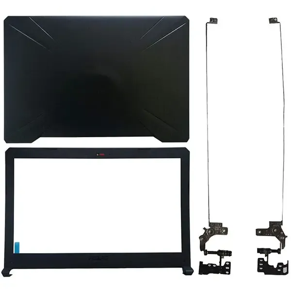 ASUS TUF Gaming FX504 / FX80 Laptop Back Cover, Front Bezel & Hinges – Replacement Housing Parts – Black, 3-Month Warranty