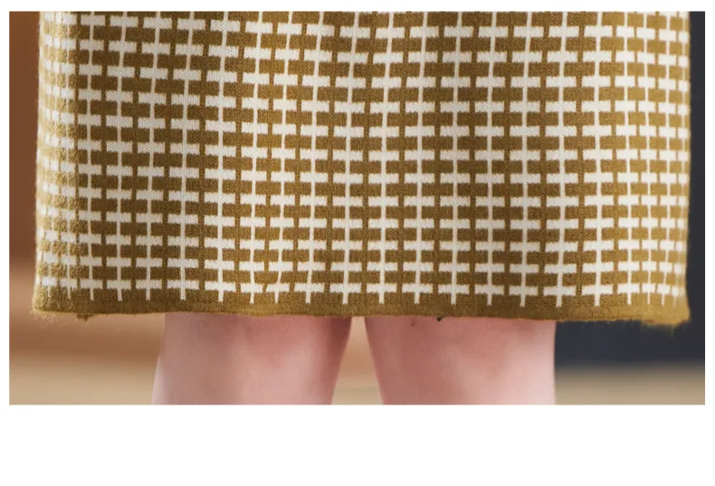 Gaovot vestido xadrez 2023 verão moda feminina slash pescoço manga