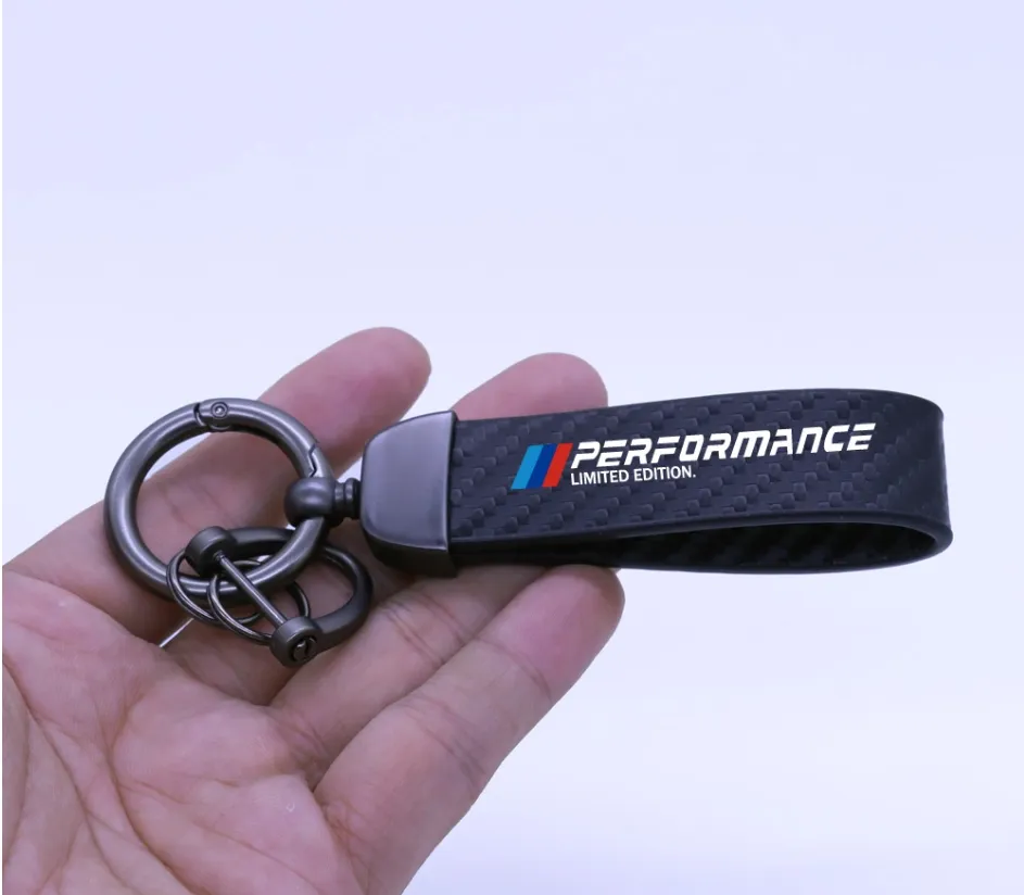 Bilstyling KeyChain för BMW E30 E34 E36 E39 E46 E60 E84 E87 E90 LANYARD FÖR KEYS Biltillbehör Nyckelkedjan Keychain Premium lädergåva