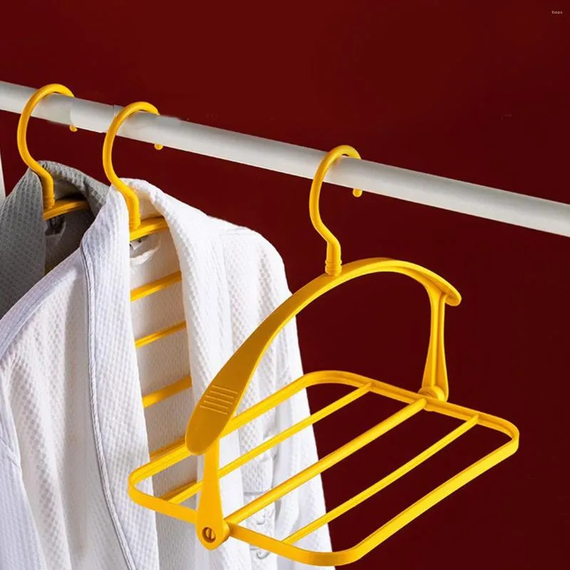 Hängarkläderbyxor Holder Holders Closet Storage Arrangörer Multilayer Layers Pants Handduk Rack Organisation