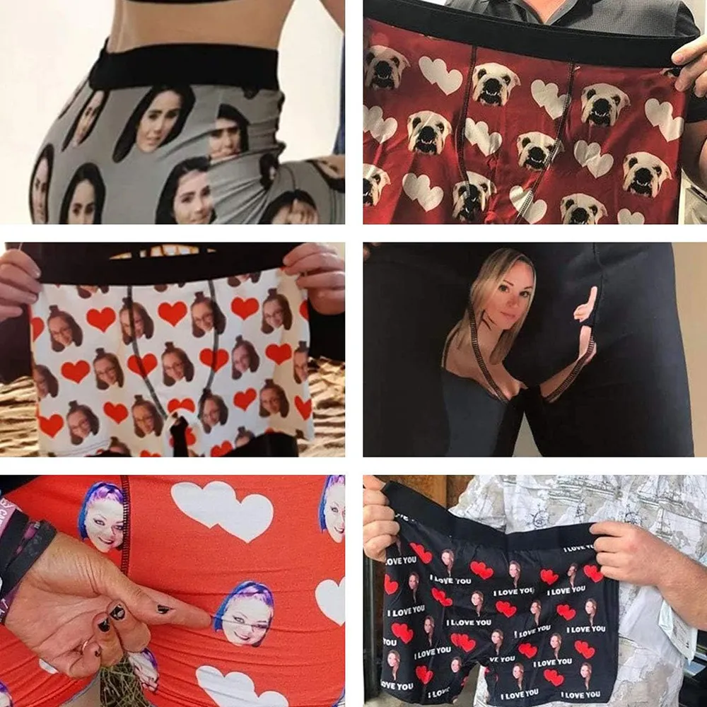 Custom Boxer Briefs, Your Face on Personalized Boxers Briefs