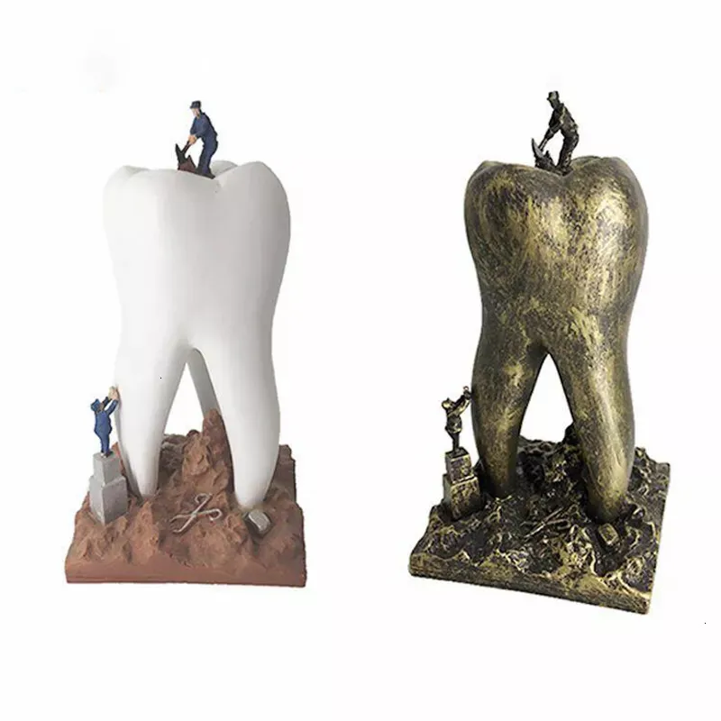 Autres hygiène bucco-dentaire résine artisanat dentaire jouets dentiste cadeau Artware dents dentisterie clinique décoration articles d'ameublement Sculpture créative 230915