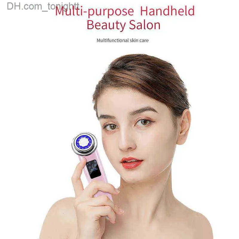 Beauty Equipment Micro current Facial Massager LED phototherapy vibration wrinkle removal skin stretching treatment beauty and care device 220512 Q230916