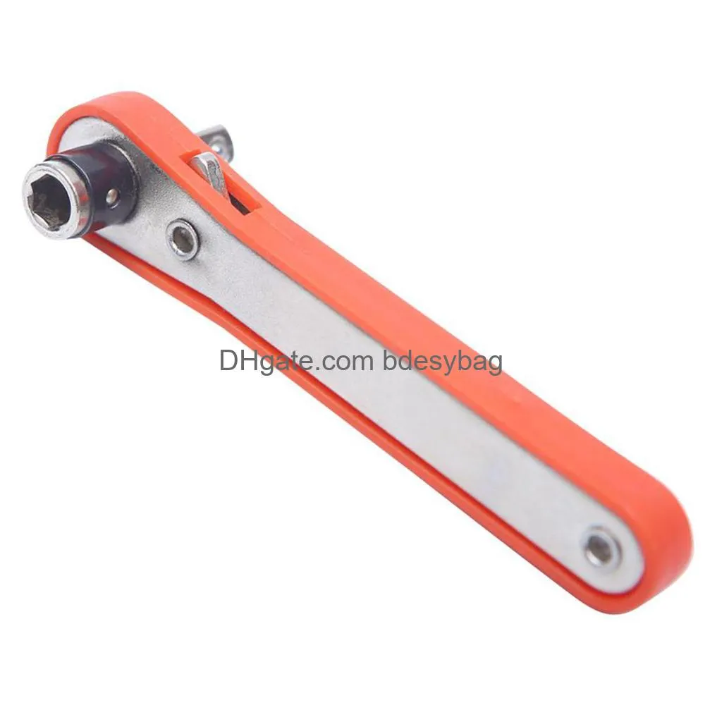 Common Tools Hexagon Torx Ratchet Spanner Quick Release Socket Repair Tool Driver Allen Key Wrench Screwdriver Metal Portable Supplies Dhomv