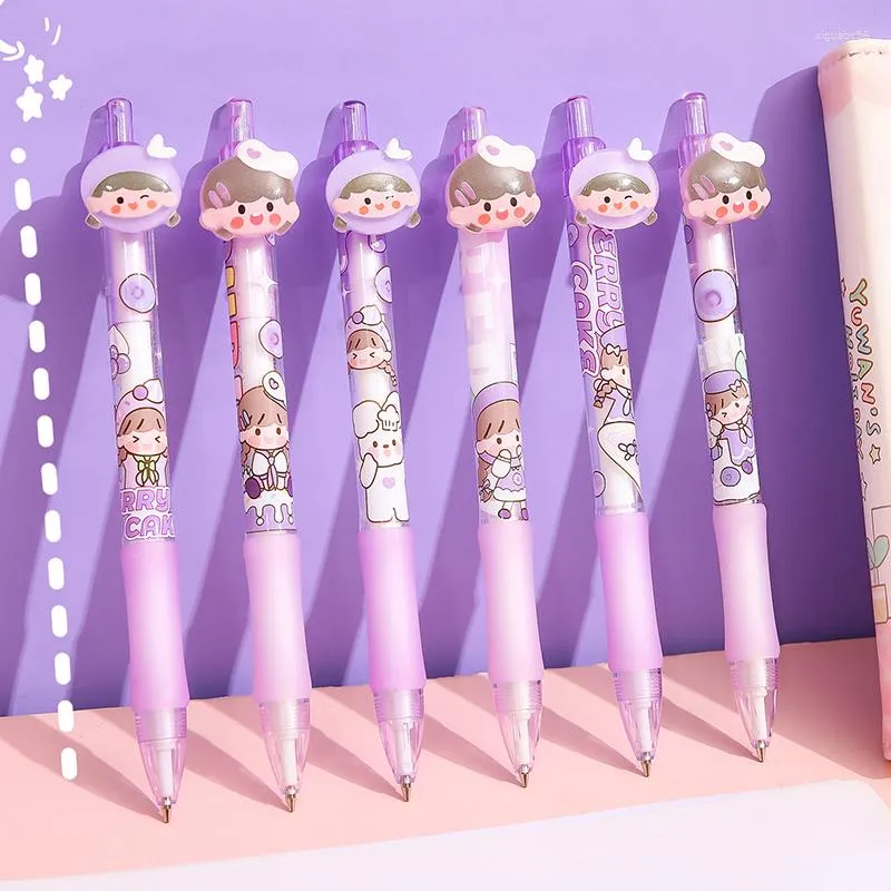 Cute Kawaii Cartoon Gel Ink Pen Ballpoint Student Pens Stationary