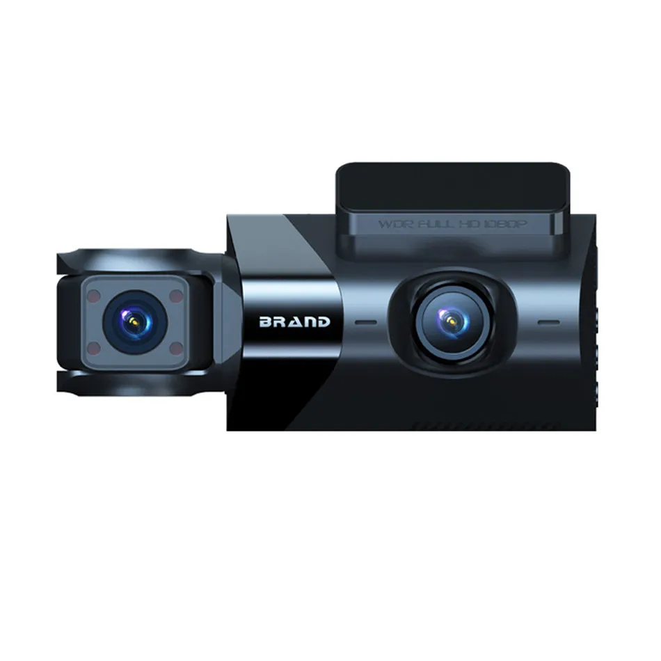 3 렌즈 대시 캠 HD 1440p 자동차 DVR 카메라 Wi-Fi GPS 야간 비전 비디오 레코더 루프 블랙 박스 웨이 g-sensor a6