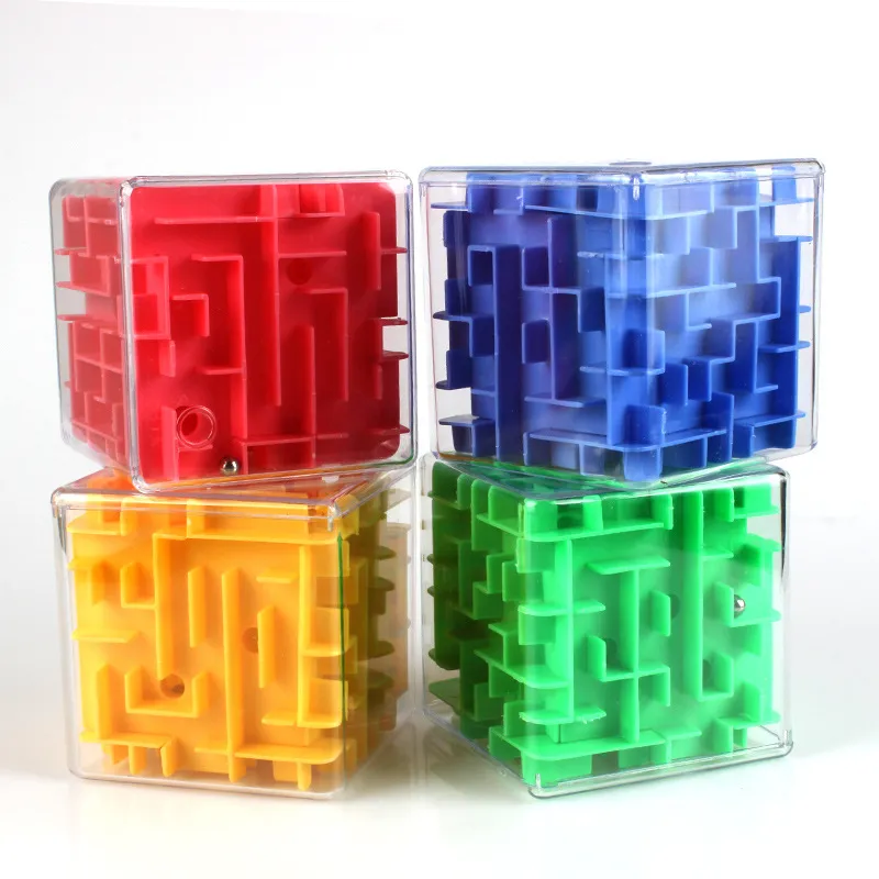 Cubo Labirinto 3D - Gioco Rompicapo Per Adulti E Ragazzi, Sviluppo Logica, Antistress