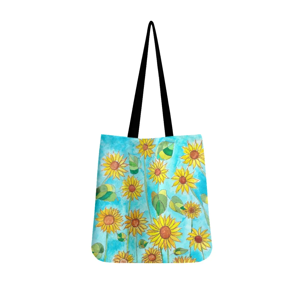 diy Cloth Tote Bags custom men women Cloth Bags clutch bags totes lady backpack professional sunflower Versatile personalized couple gifts unique 26772