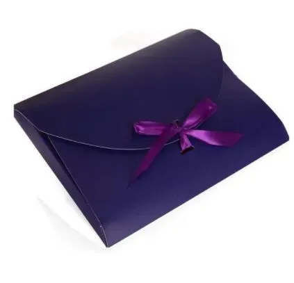 28*21*2cm Large Scarf Gift Box Towel Packaging Box Envelope Gift Paper Box Postcard Ribbon Bow Packing Boxes