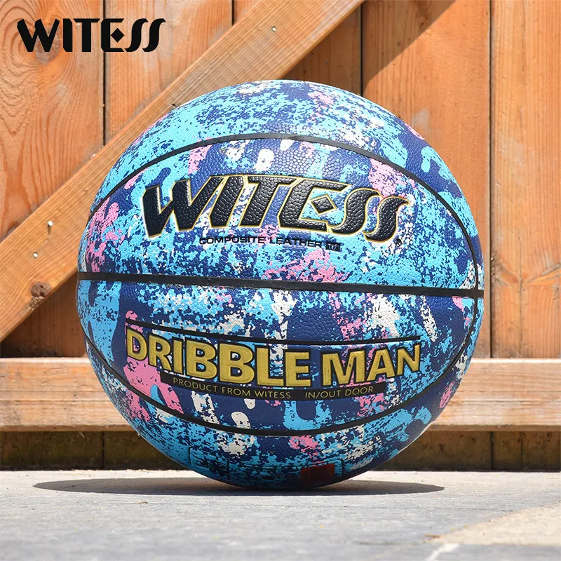 Balls Witess basket Syntetiskt läder inomhus utomhusmatch Training Basket Ball Storlek 7 230915