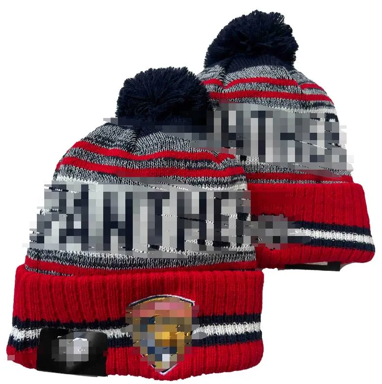 Coyotes Beanies Cap Wool Warm Sport Knit Hat Hockey North American Team Striped Sideline USA College Cuffed Pom Hats Men Women A2