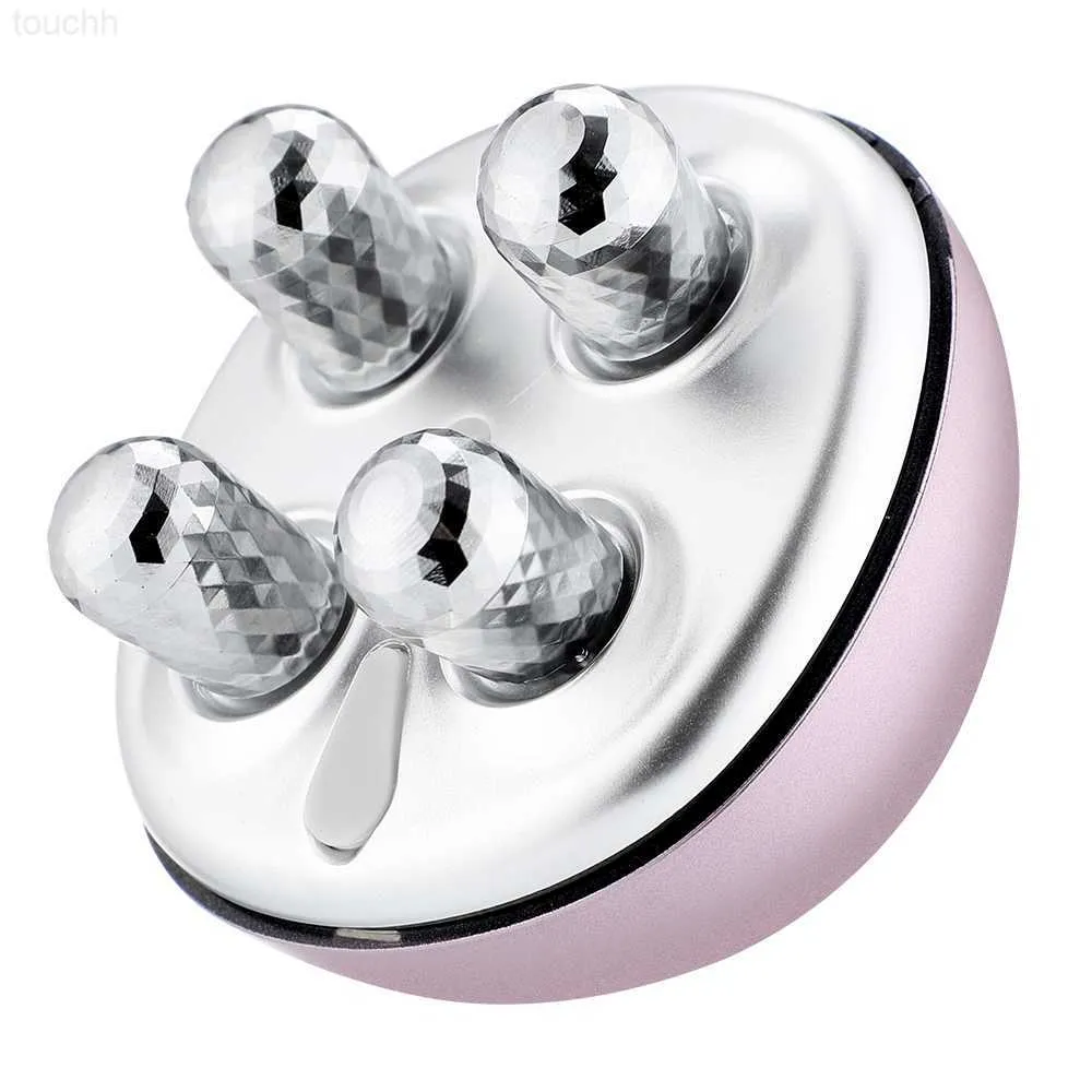 Purificadores de rosto elétrico EMS Rolo recarregável Face Lift Massager Micro Corrente Aperte Remoção de rugas faciais Uso doméstico Dispositivos de beleza multifuncionais L230920